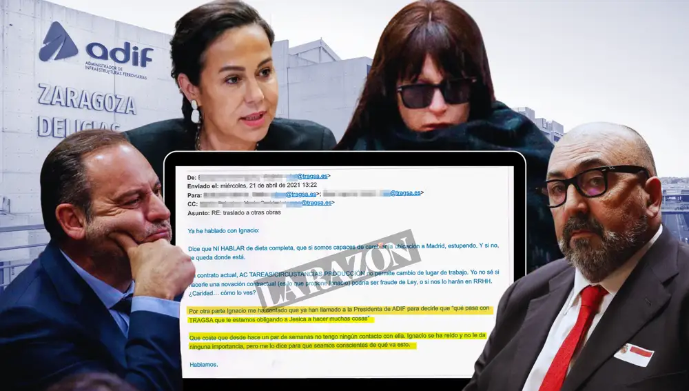EXCLUSIVA | El correo que apunta a Pardo de Vera por el contrato de Jesica: "Ya han llamado a la presidenta de Adif"