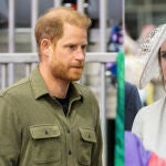 El príncipe Harry y su prima la princesa Eugenia de York 