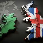 Las islas de Gran Bretaña e Irlanda del Norte, que componen el Reino Unido, están separada por el mar, pero a escasos kilómetros de distancia