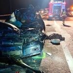 Estado en el que quedó el vehículo tras el accidente