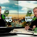 Rodríguez Zapatero, durante su entrevista en Más de Uno de Onda Cero
