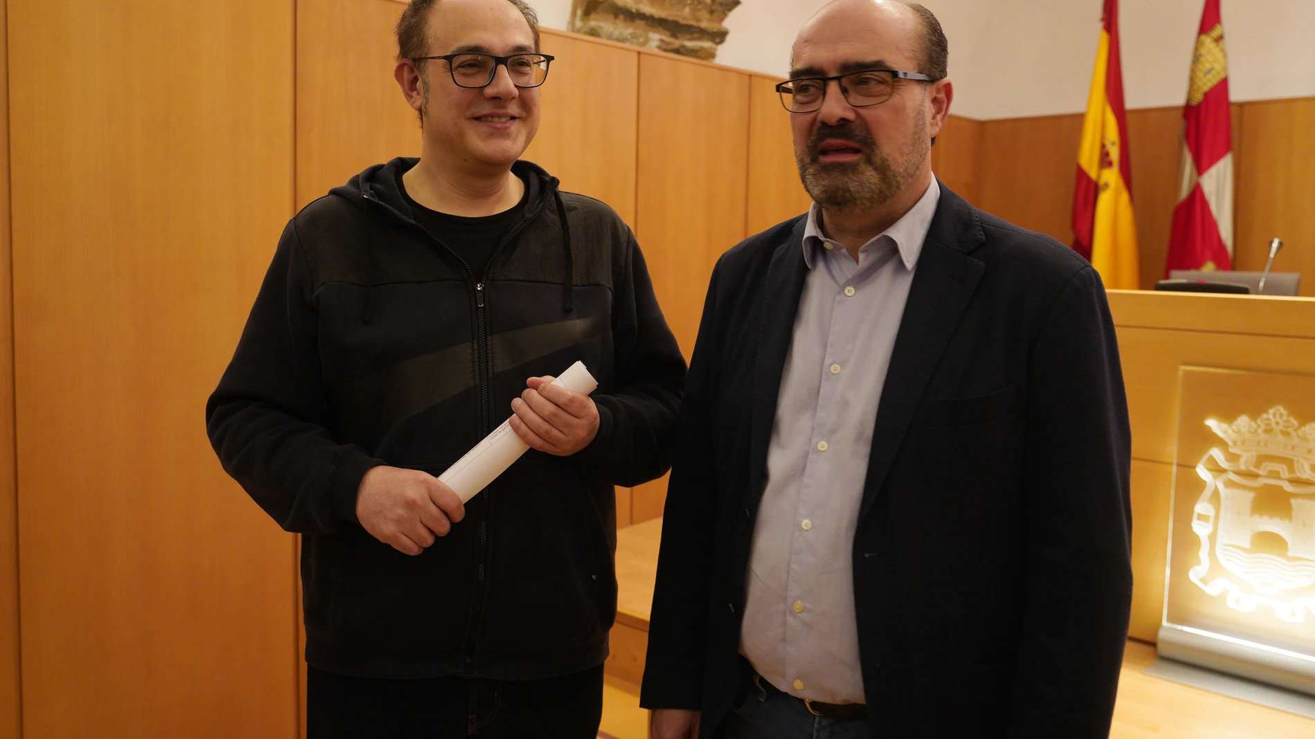 Manuel Alejandre y Marco Morala durante la presentación del festival