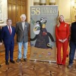 Arsuaga junto a Pedro Ojeda, Juan Carlos Palomino e Irene Carvajal