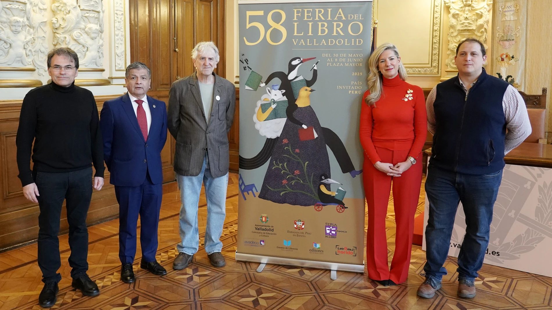 Arsuaga junto a Pedro Ojeda, Juan Carlos Palomino e Irene Carvajal