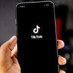 La app de TikTok en un smartphone