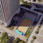 El Mutua Madrid Open instala una pista de tenis en la Plaza Pablo Ruiz Picasso