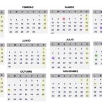 Calendario laboral en Zaragoza