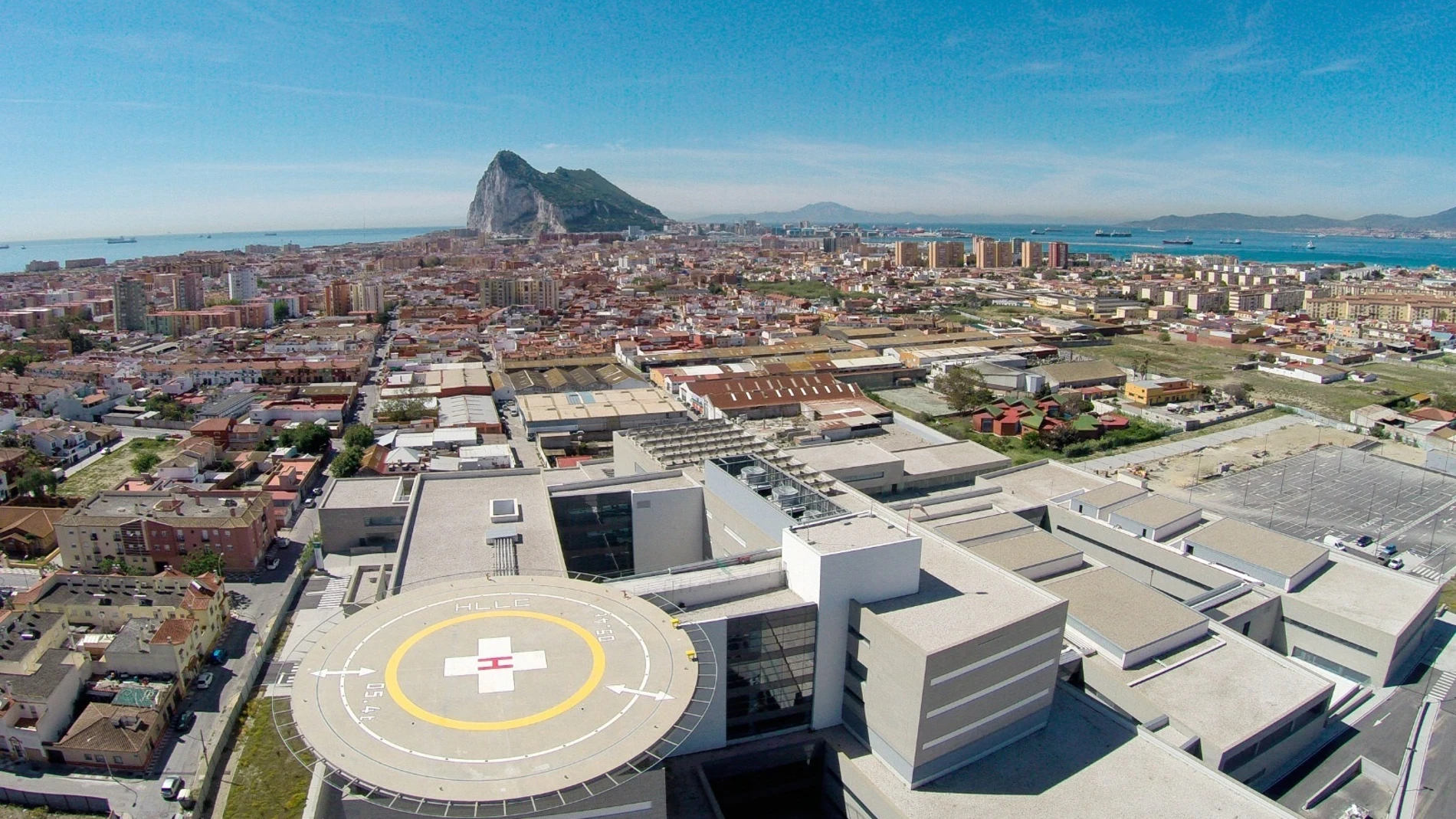 Vista del hospital de La Línea de la Concepción