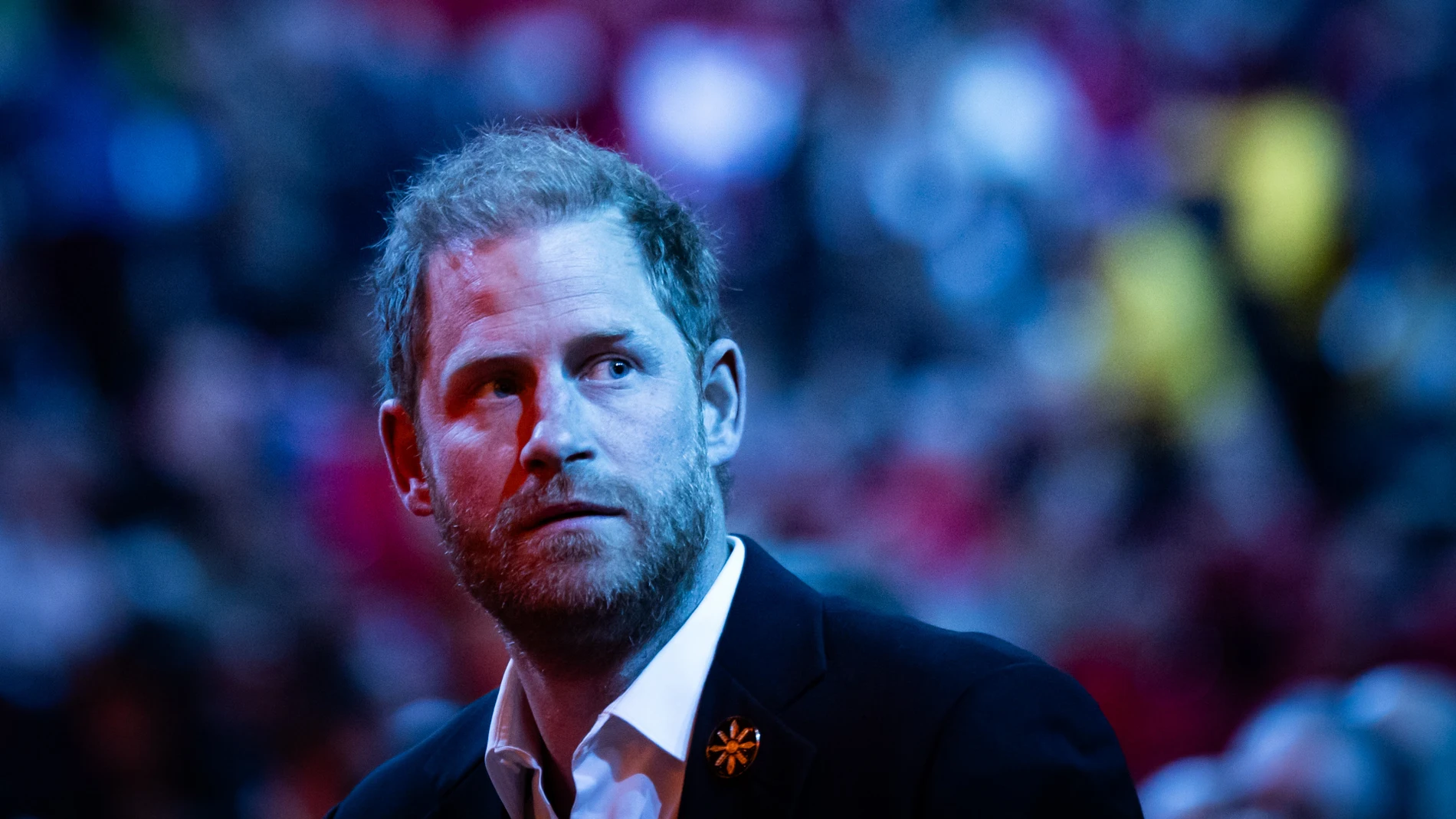 El príncipe Harry en la ceremonia de clausura de los Juegos Invictus de 2025