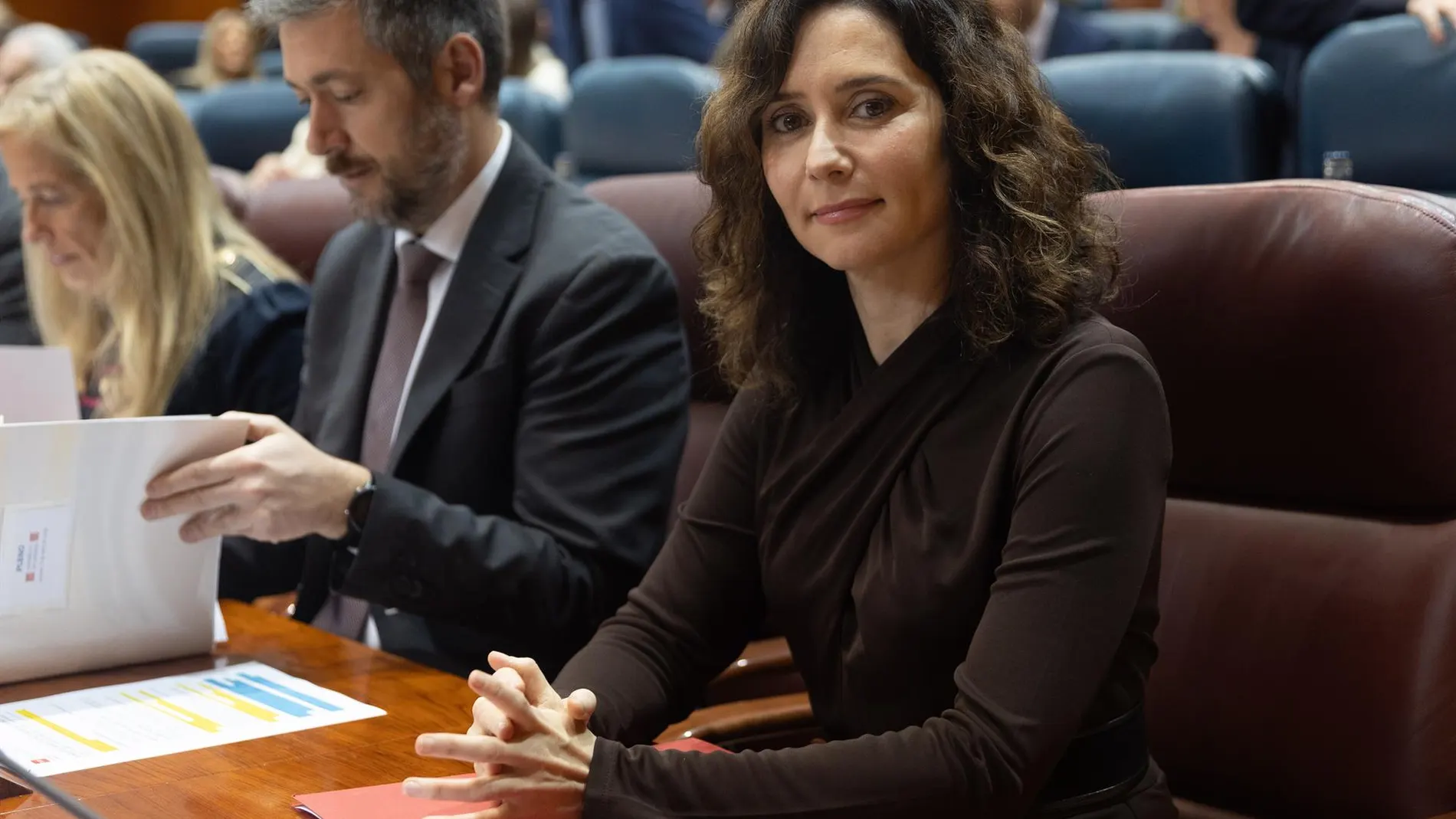 La presidenta madrileña, Isabel Díaz Ayuso