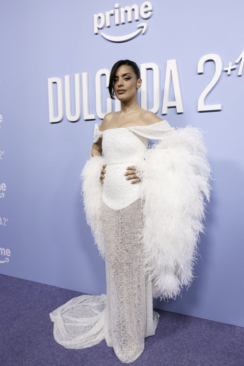 El vestido de novia de Dulceida.