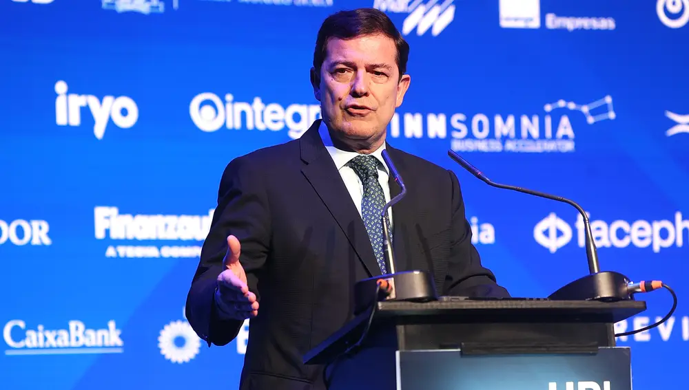 El presidente de la Junta, Alfonso Fernández Mañueco, participa en el V Foro Económico Español ‘Wake Up, Spain! Los desafíos de España ante el nuevo orden mundial'