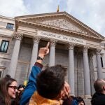 Manifestación ante el Congreso de los Diputados el pasado mes de marzo