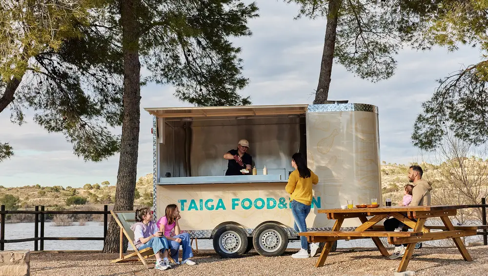 Espacios gastronómicos de Taiga Lake Caspe