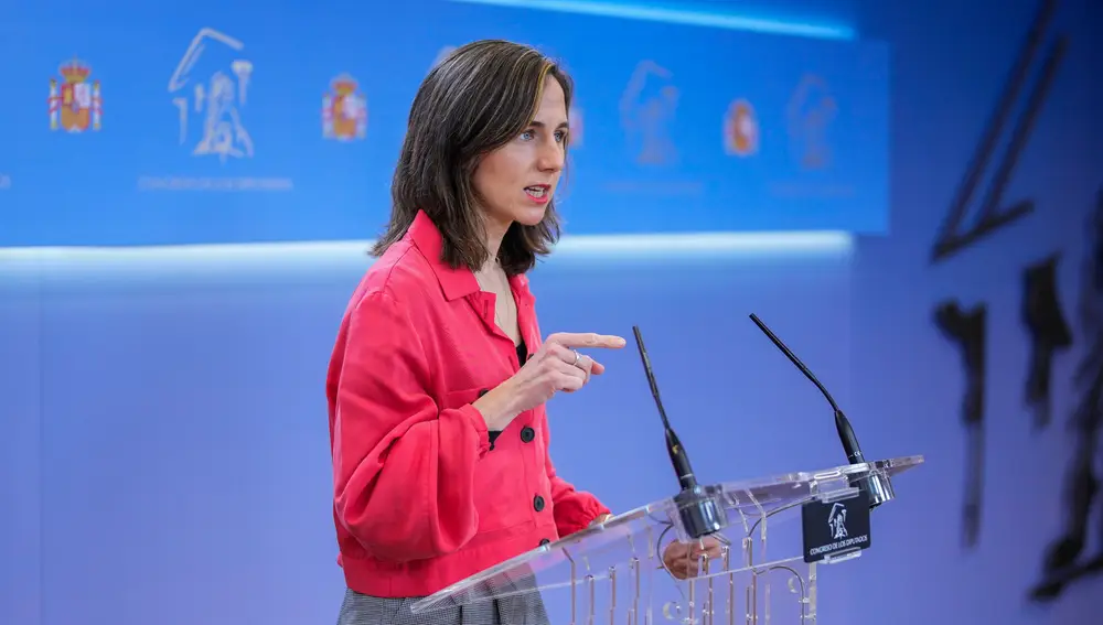 Rueda de prensa de Ione Belarra en el Congreso