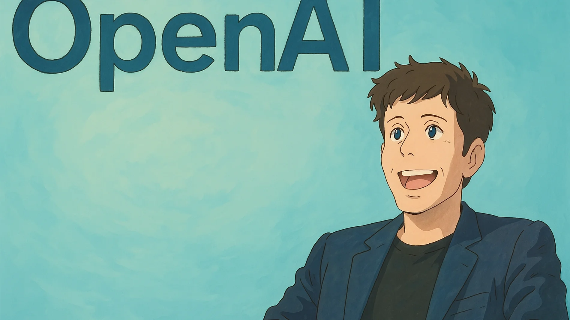 Versión animada del CEO de OpenAI, Sam Altman