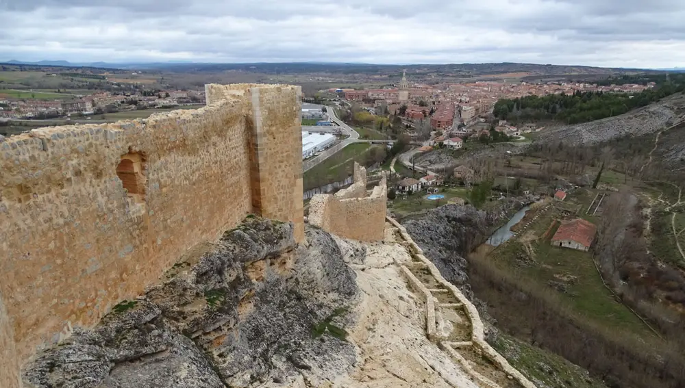 Panorámica de El Burgos de Osma desde el castillo