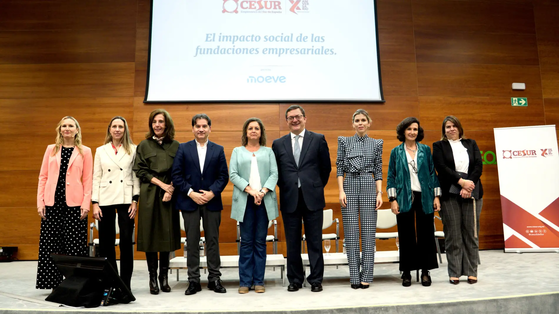 Los protagonistas del encuentro sobre el impacto social de las fundaciones empresariales