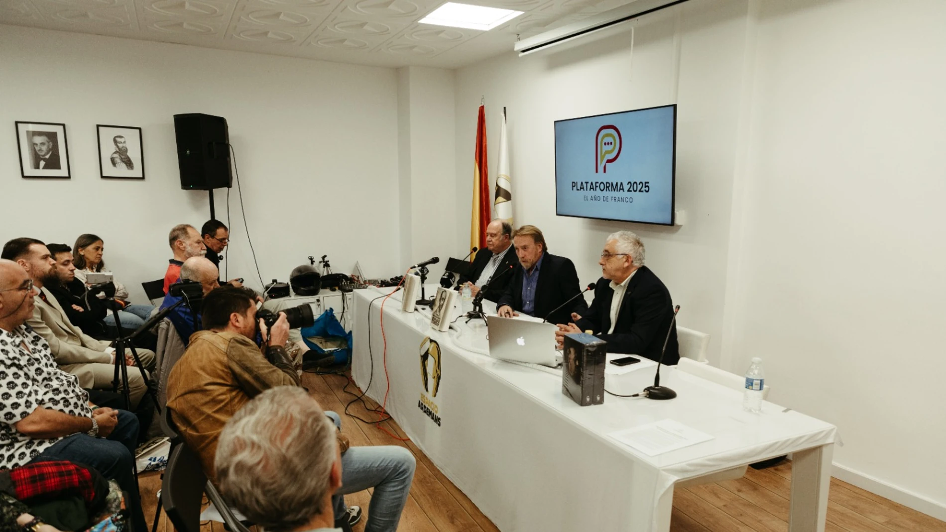 Imagen de la presentación oficial de Plataforma 2025, el pasado martes