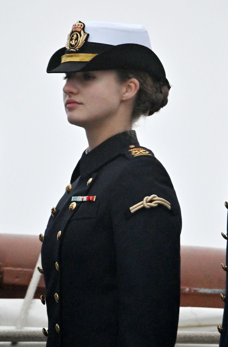 La Princesa Leonor en Valparaíso.