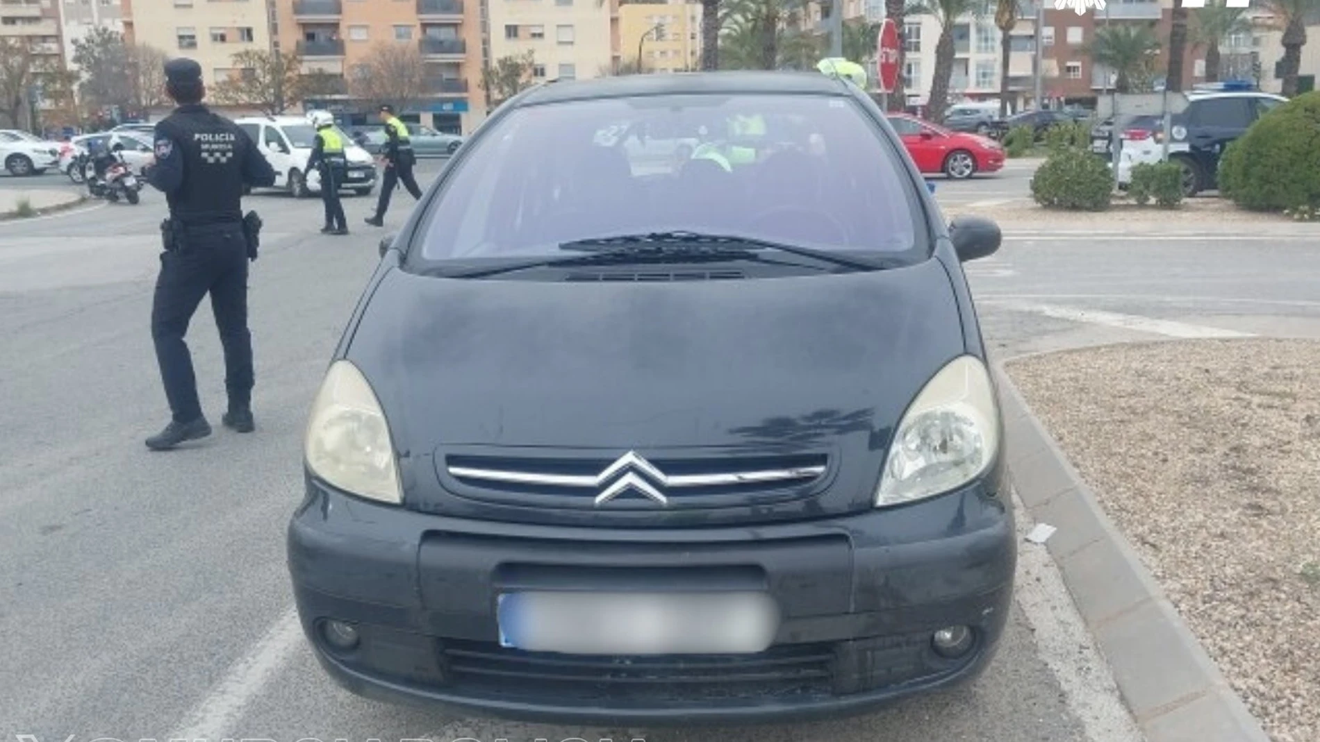 Imagen del vehículo robado