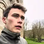 Jorge Rey, el joven aficionado a la meteorología, en una de sus últimas predicciones del tiempo.