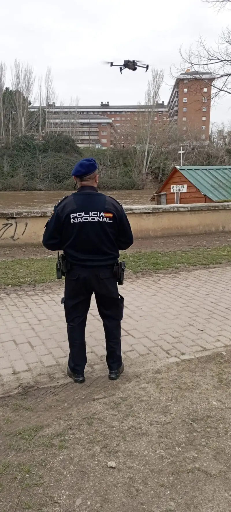 Sucesos.- La Policía de Valladolid y sus drones están a disposición para buscar a Alejandro Aranda