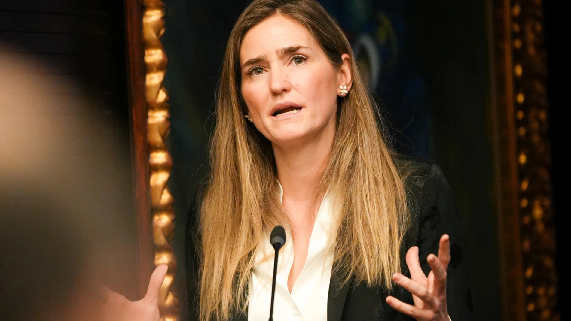 La vicepresidenta tercera del Gobierno y ministra para la Transición Ecológica y el Reto Demográfico, Sara Aagesen, este viernes en Sevilla MARÍA JOSÉ LÓPEZ-EUROPA PRESS 04/04/2025