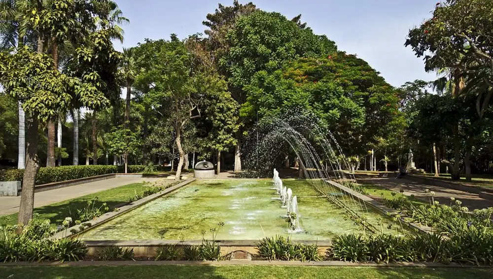 El Ayuntamiento de Santa Cruz de Tenerife mantiene cerrado el parque García Sanabria tras el paso de la borrasca 'Nuria'