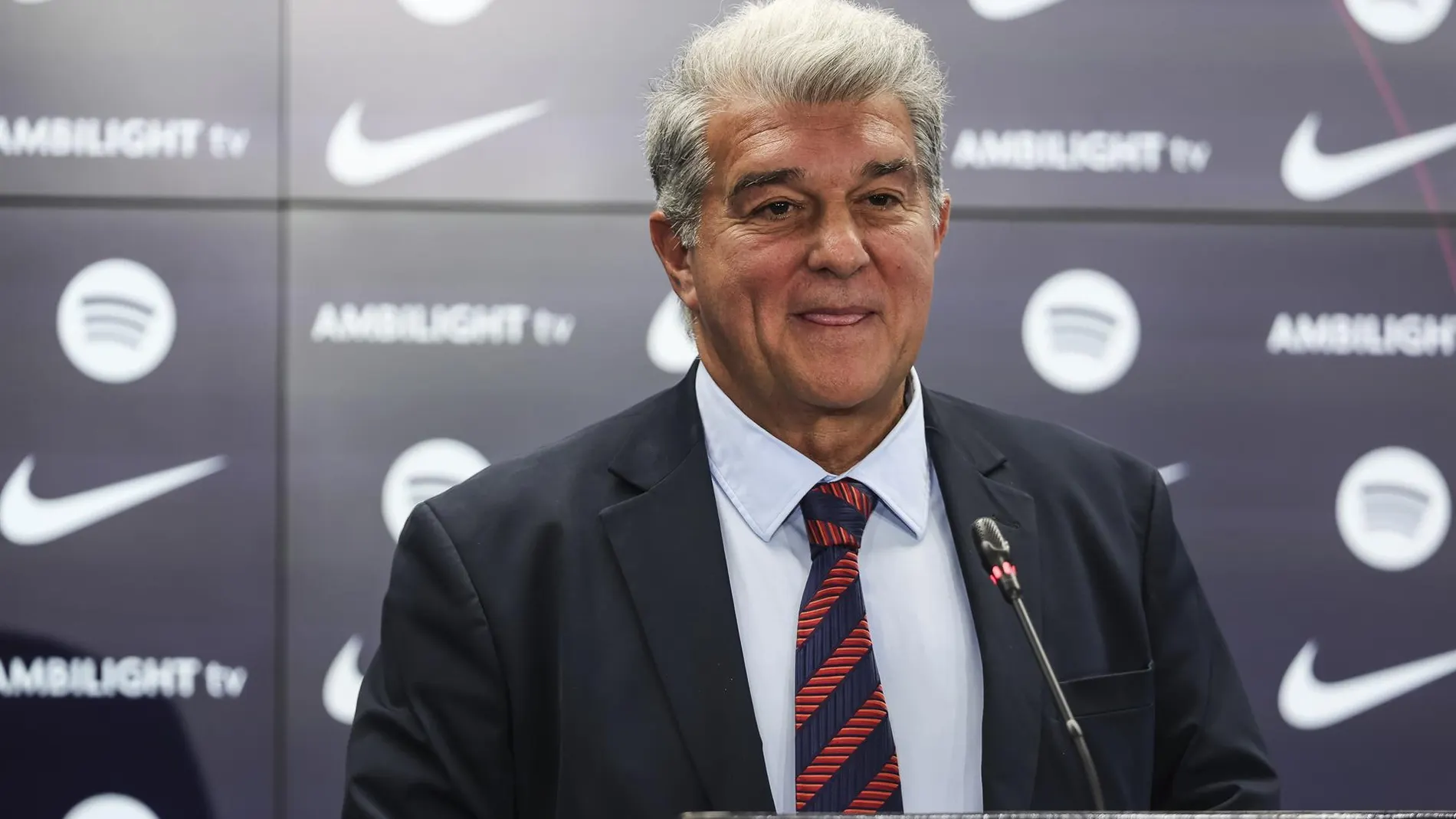 Fútbol sala.- Joan Laporta, a Sergio Lozano: "Jugadores como tú hacen que el Barça sea más que un club"