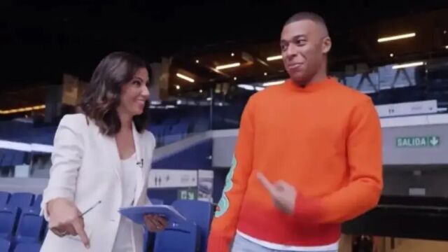 Adelanto de la entrevista de Ana Pastor y Kylian Mbappé 
