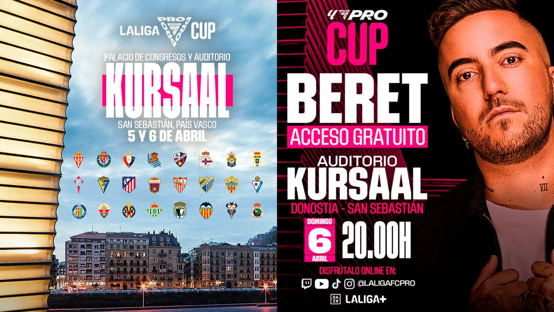 LaLiga FC Pro Cup se disputará, por segundo año consecutivo, en El Palacio de Congresos y Auditorio Kursaal