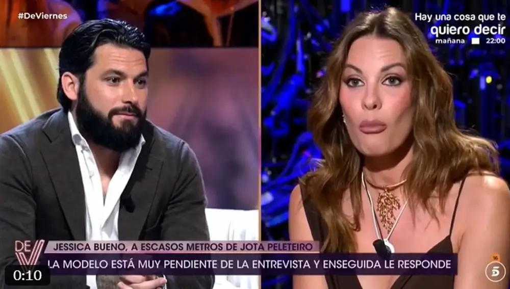 Jessica Bueno y Jota Peleteiro