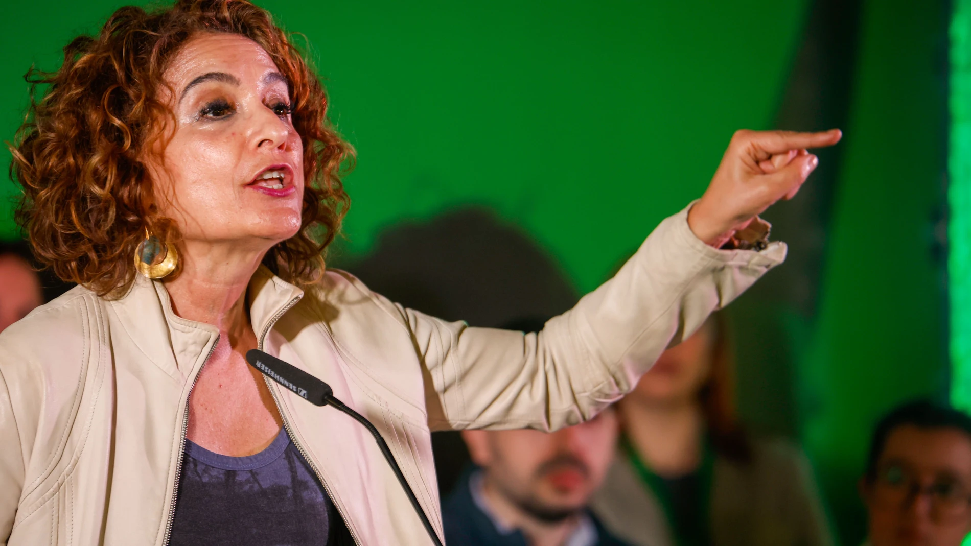 La vicepresidenta primera del Gobierno y ministra de Hacienda, María Jesús Montero, ayer