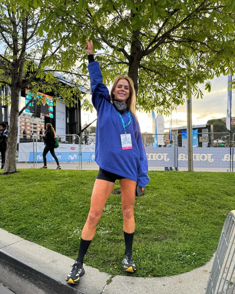 Amelia Bono en el Medio Maratón de Madrid 2025.