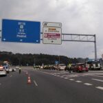 Control de tráfico en Galicia. 