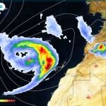 La borrasca Olivier impactará mañana miércoles en Canarias