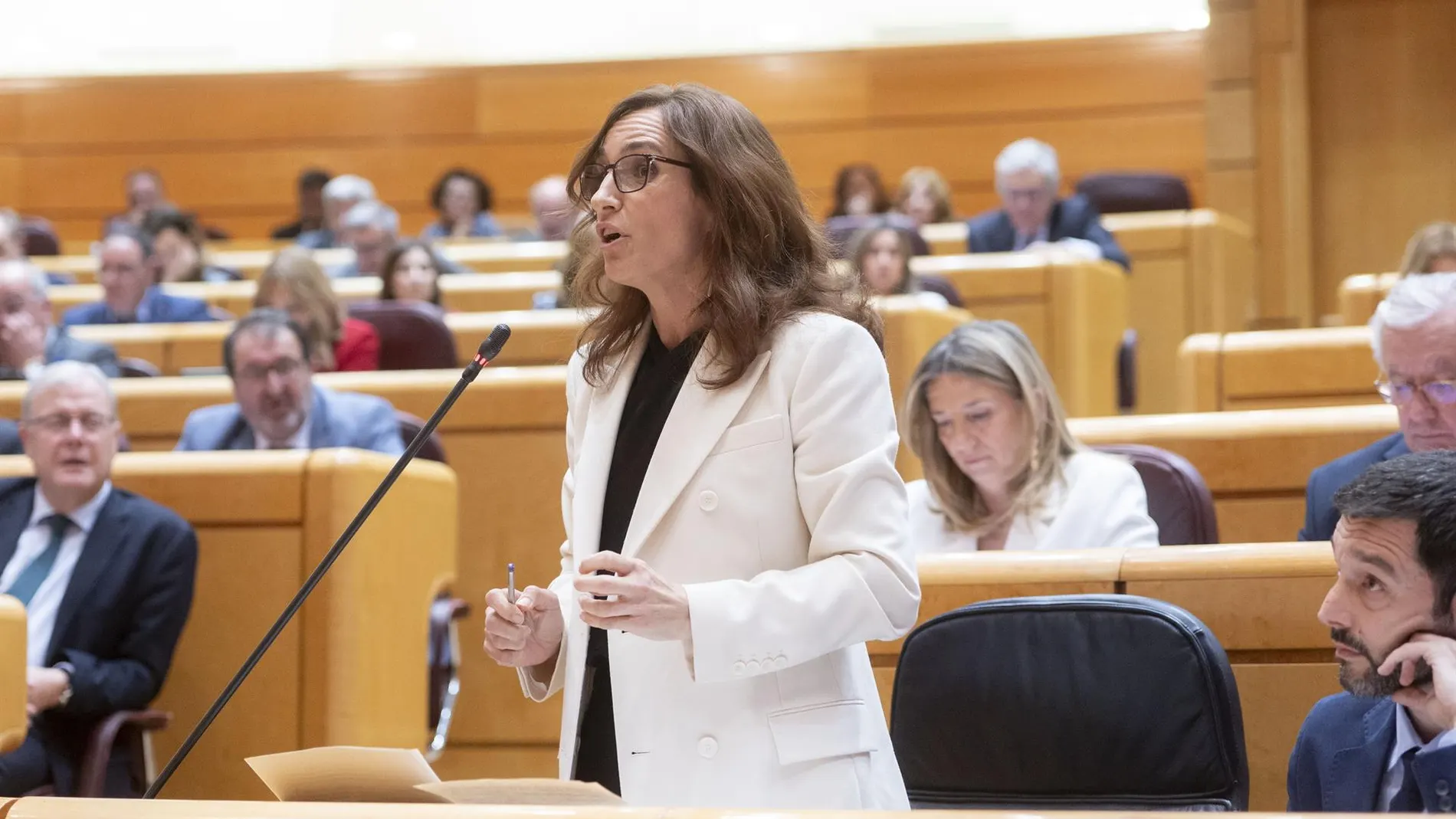 Mónica García asegura que la Ley ELA "no está en el limbo" y que tendrá financiación