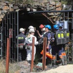 La Policía Judicial accede a la mina de Cerredo para inspeccionar el lugar de la explosión