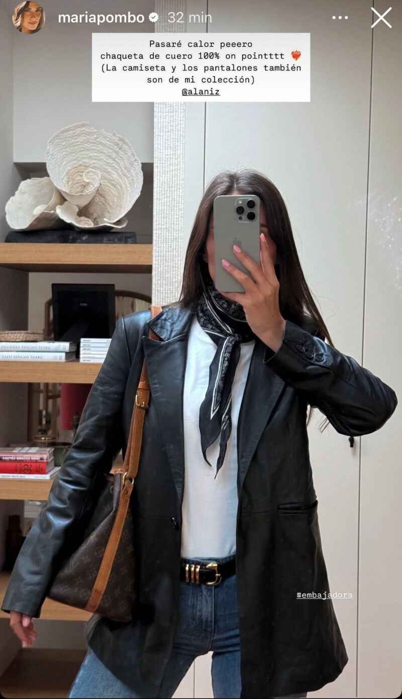 El look de María Pombo.
