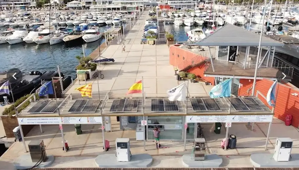 El puerto de Sant Antoni, donde se ha producido el fallecimiento