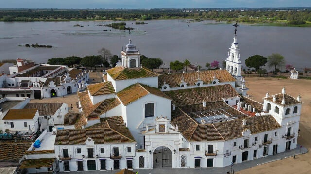 Marismas de Doñana junto al poblado de El Rocío (Almonte) Huelva