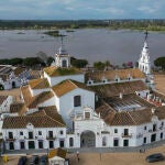 Marismas de Doñana junto al poblado de El Rocío (Almonte) Huelva