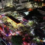 Vista aérea de la discoteca en Santo Domingo
