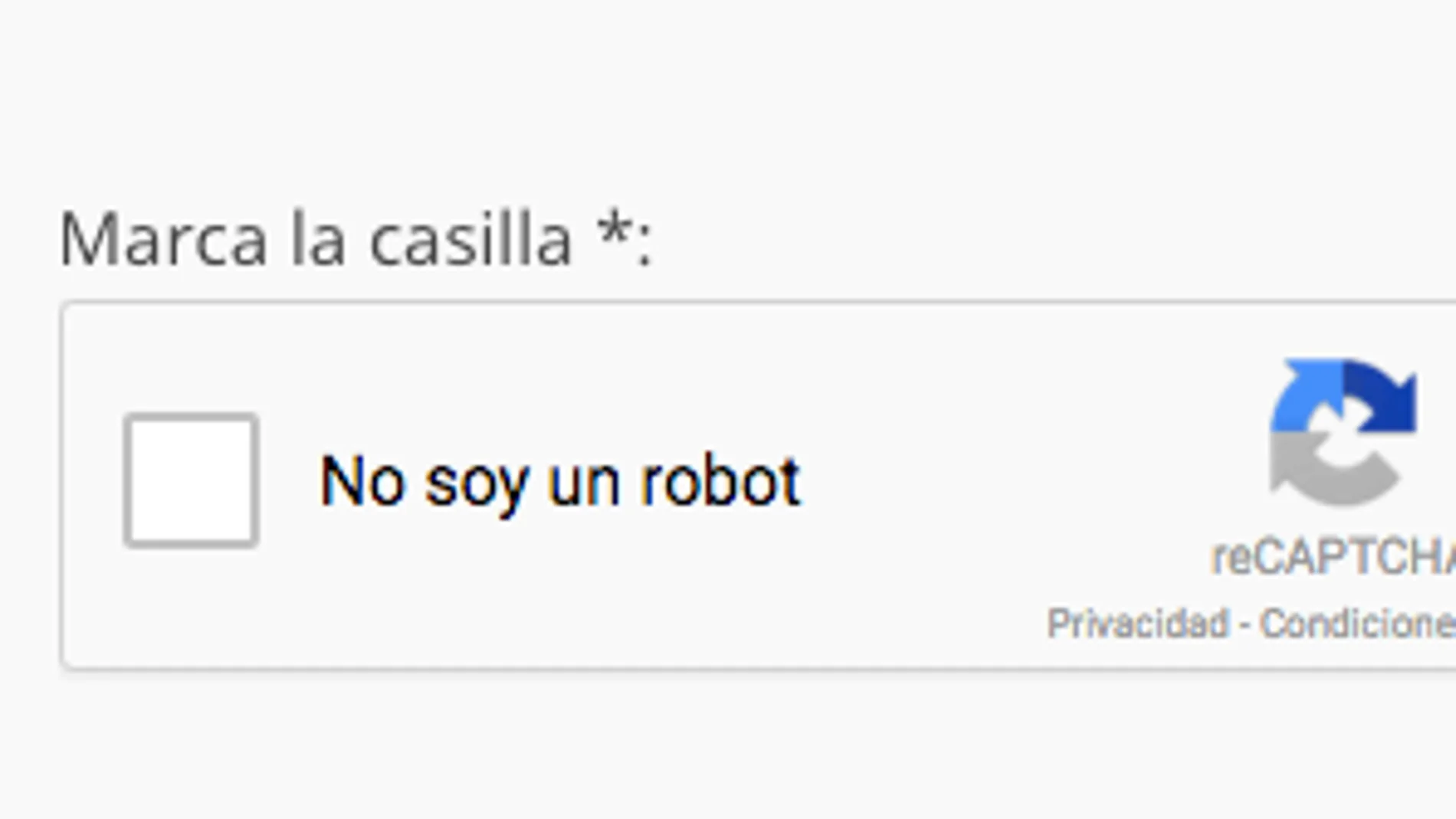 Verificación CAPTCHA