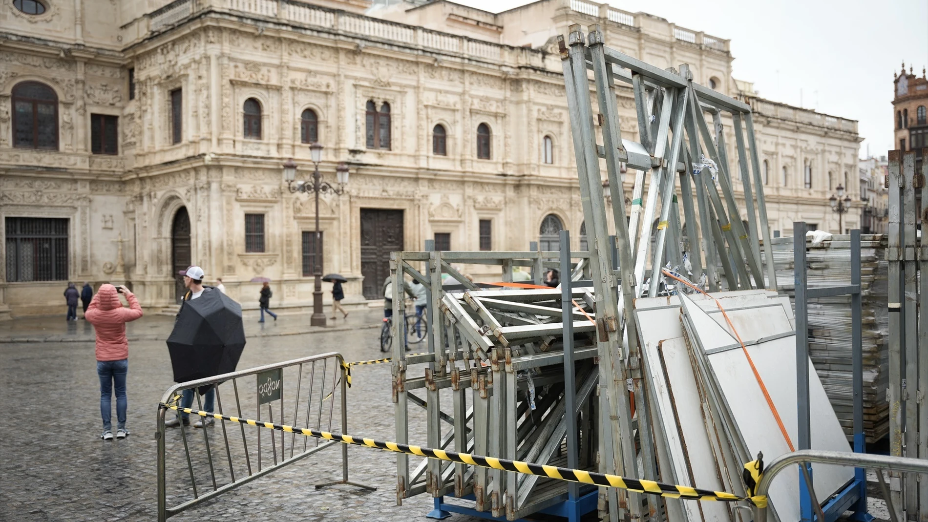 Preparativos en Sevilla