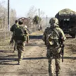 Soldados del Ejército ruso.