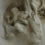 Una imagen del relieve de la Sagrada Familia