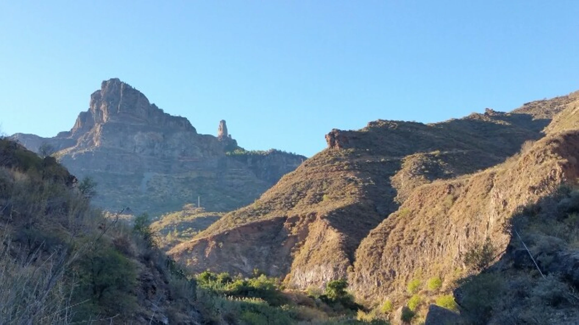 Vistas del barranco de Tejeda