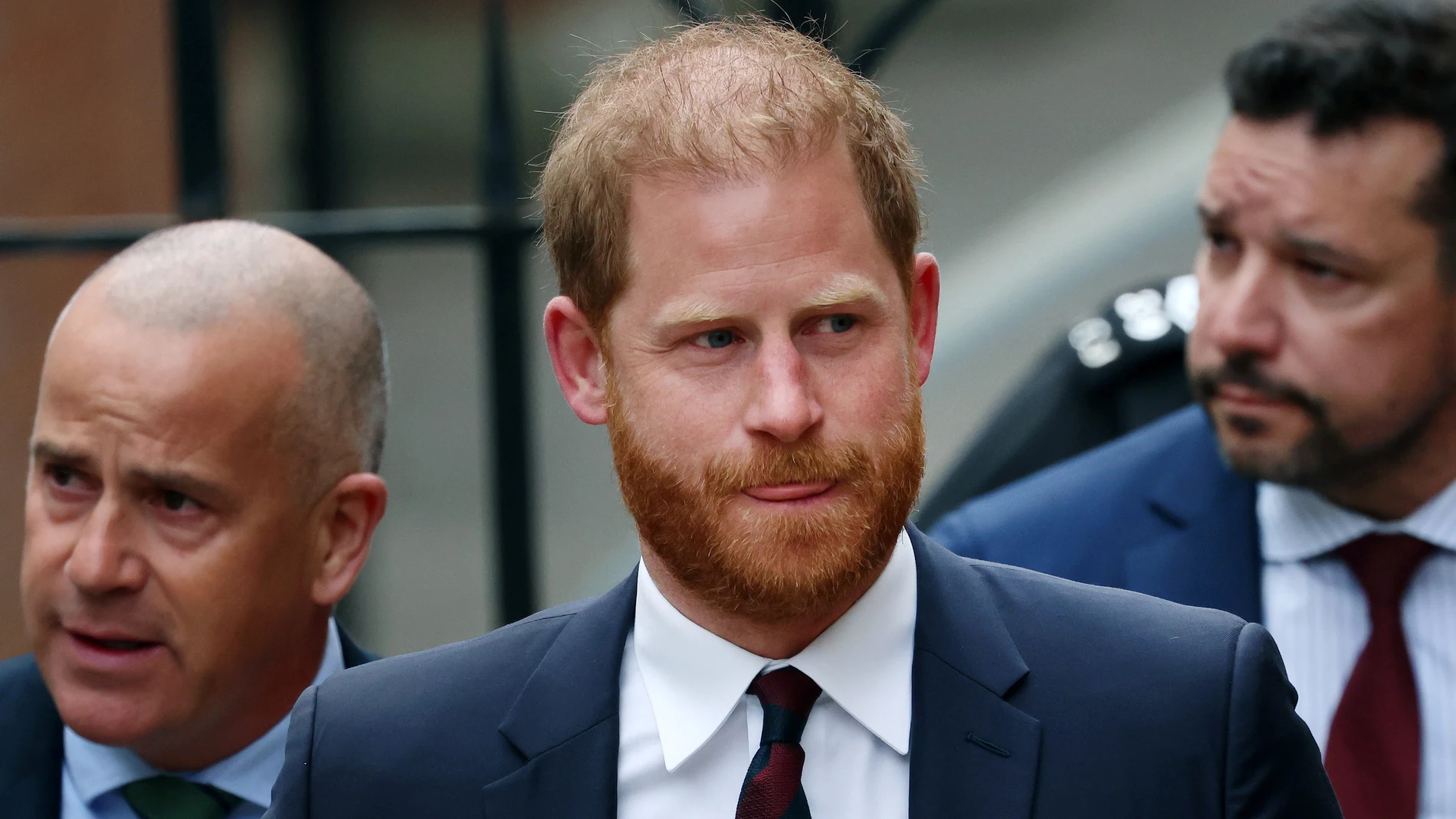 LONDON (United Kingdom), 09/04/2025.- Britain’s Prince Harry arrives at the High Court in London, Britain, 09 April 2025. Prince Harry is appealing against a High Court ruling that states he should not be provided the same level of protection given to other working members of the royal family. (Reino Unido, Londres) EFE/EPA/ANDY RAIN